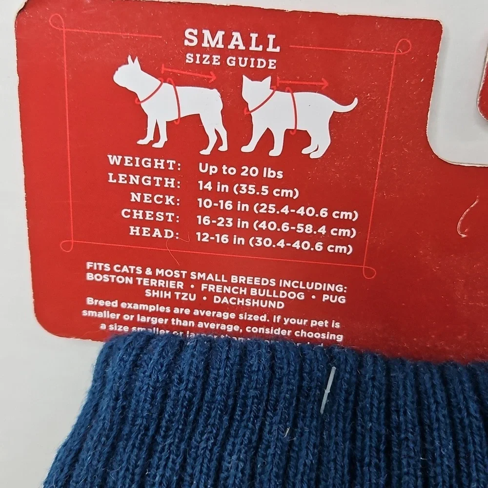 Wondershop Target Holiday Winter Sweater Sz Small Cats Dogs Up To 20lbs New NWT